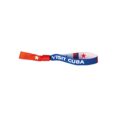 ML3009 - Polyester wristband with woven logo