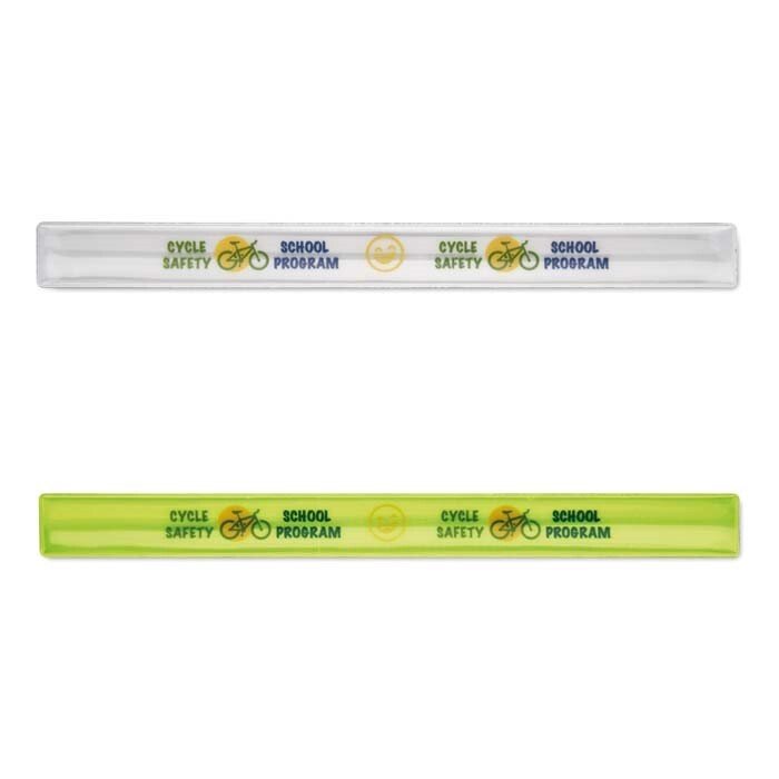 ML4201 - Promotional PVC free reflective slap band