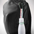 MLBH04 - Sublimated mineral water bottle carrier with carabiner