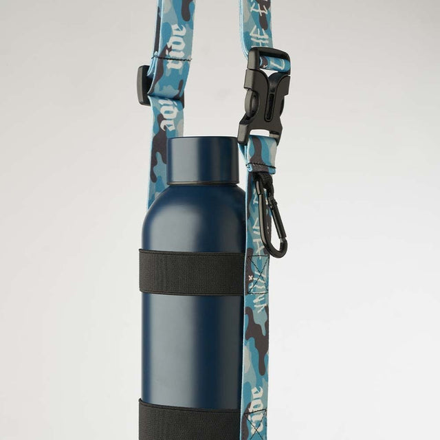 MLBH09 - Detachable sublimated cross bottle holder with carabiner