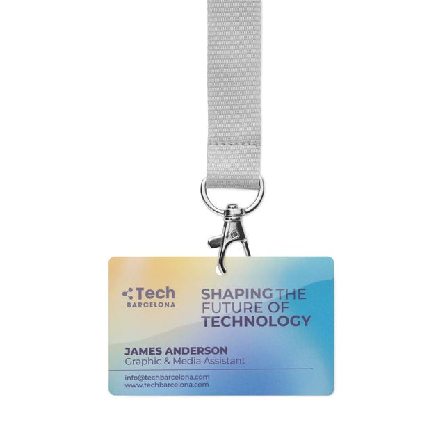 MLID01 - Durable printed PVC ID badges (54x86mm)