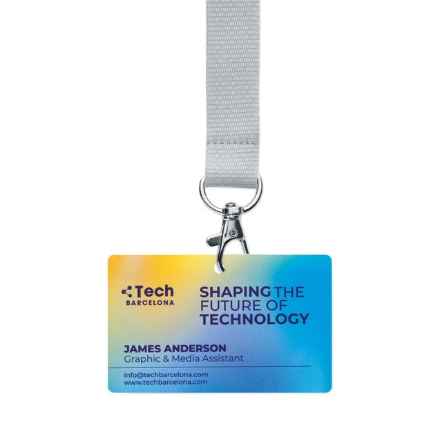 MLID05 - Durable laminated paper ID badges (54x86mm)