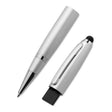 MO1107 - Stylus ball pen and 2.0 USB flash drive. 1 to 64GB.