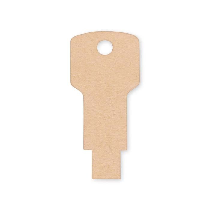 MO1120 - Paper key shaped 2.0 USB Flash Drive. 1 to 64GB.