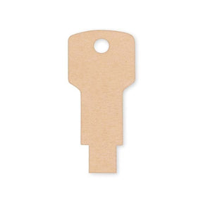MO1120 - Paper key shaped 2.0 USB Flash Drive. 1 to 64GB.