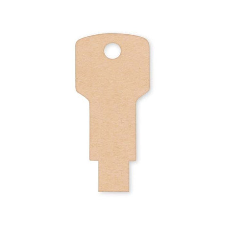 MO1120 - Paper key shaped 2.0 USB Flash Drive. 1 to 64GB.