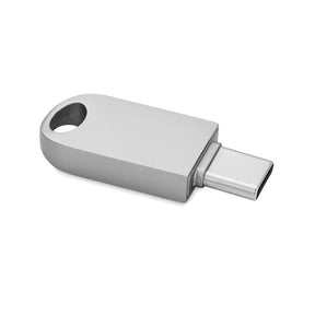 MO1124 - Type-C mini zinc alloy 2.0 or 3.0 USB Flash Drive. 16 to 64GB.