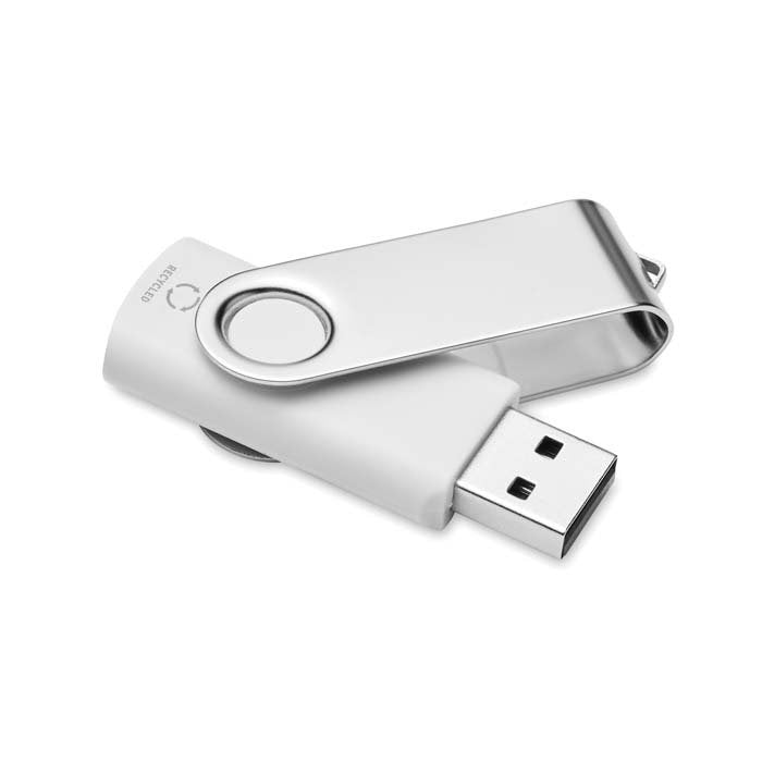 MO2080 - 2.0 or 3.0 USB flash drive with recycled ABS casing. 1 to 64GB.