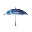 MO2168 - 23", windproof manual opening umbrella with rubberized plastic handle