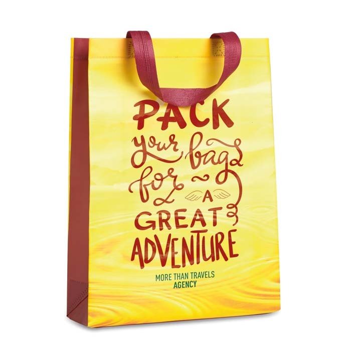 MO4330 - Vertical shopping bag (heat seal): 30x38x10cm
