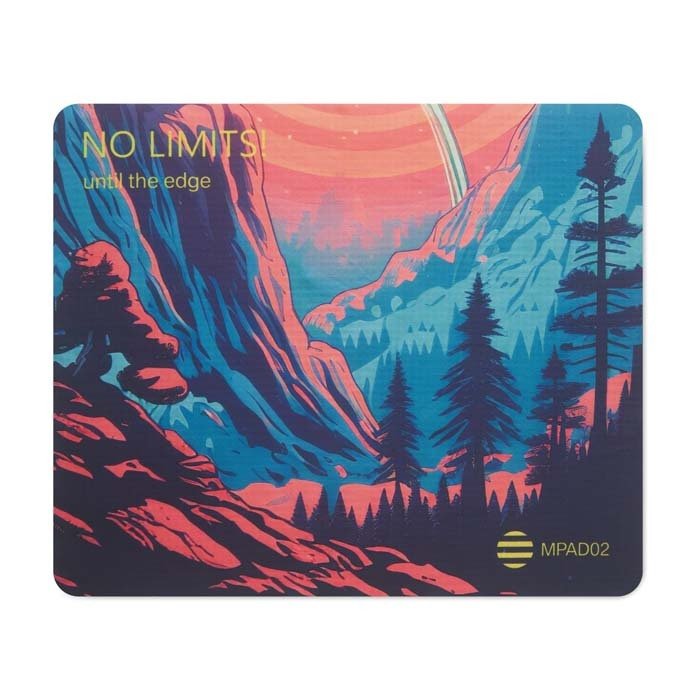 MPAD02 - Full colour 170gsm RPET mousepad with anti-slip silicone dots. 