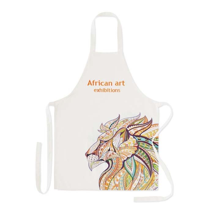 MPAPD1 - 100% cotton apron, printed digitally allover