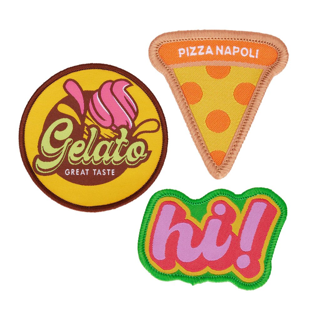 MPAT03 - Woven patch with merrow border