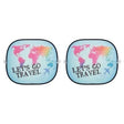 MPCS44 - Full colour foldable car sunshades set