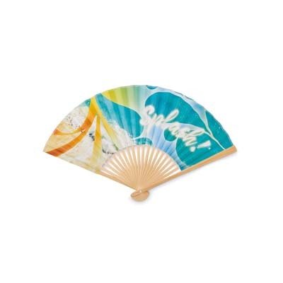 MPFN03 - Full colour bamboo hand fan