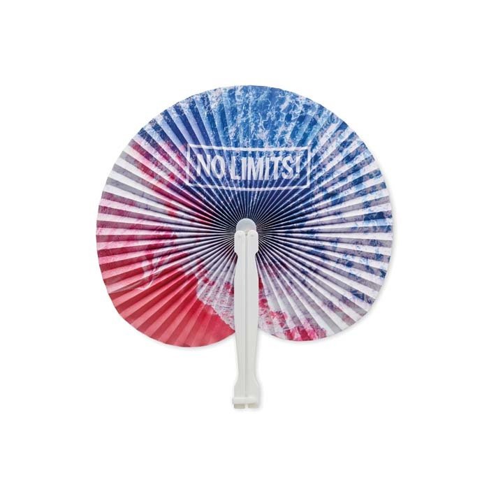 MPFN04 - Full colour plastic hand fan