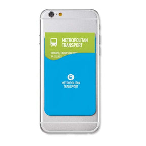 MPHN08 - Silicone phone wallet in the colour of your choice