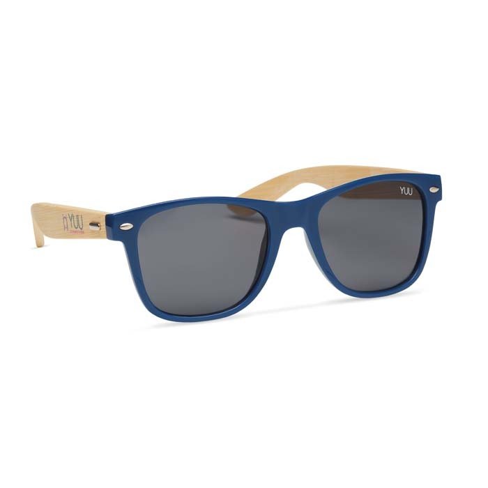MPSG02 - Sunglasses with PC rim, bamboo arms and UV400 lenses in the colours of your choice