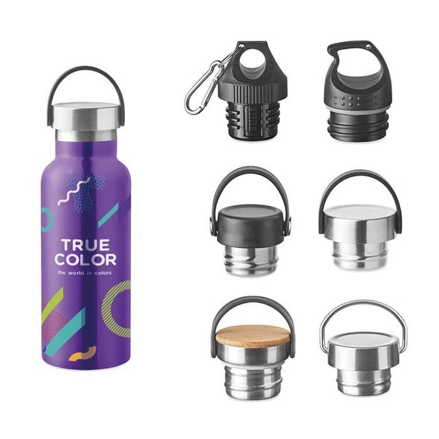 MS8450 - 500ml pantone matched double wall stainless steel bottles