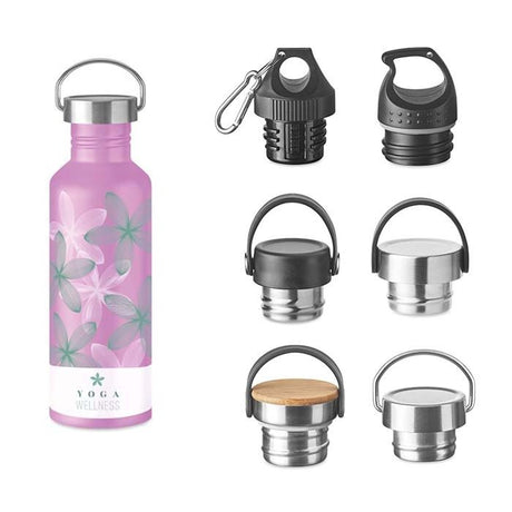 MS9450 - 500ml pantone matched single wall stainless steel bottles