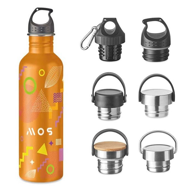 MS9475 - 750ml pantone matched single wall stainless steel bottles