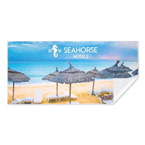 MT4003 - Full colour beach towel (100% microfiber) in 240gsm. Far East production. From 100pcs