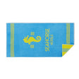 MT4006 - 2 colour woven beach towel (100% cotton) in 350gsm. Turkey production. From 250pcs