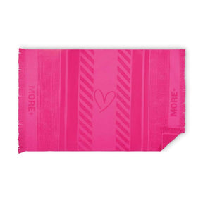 MT4009 - 100% cotton Hammam towel with terry cloth in 320gsm. Turkey production. From 100pcs