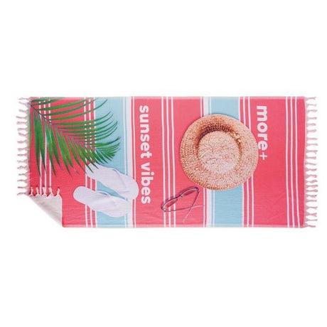 MT4014 - Full colour Hammam towel in 280gsm polycotton.