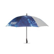 MU7012 - 27", windproof manual opening umbrella with hard plastic handle
