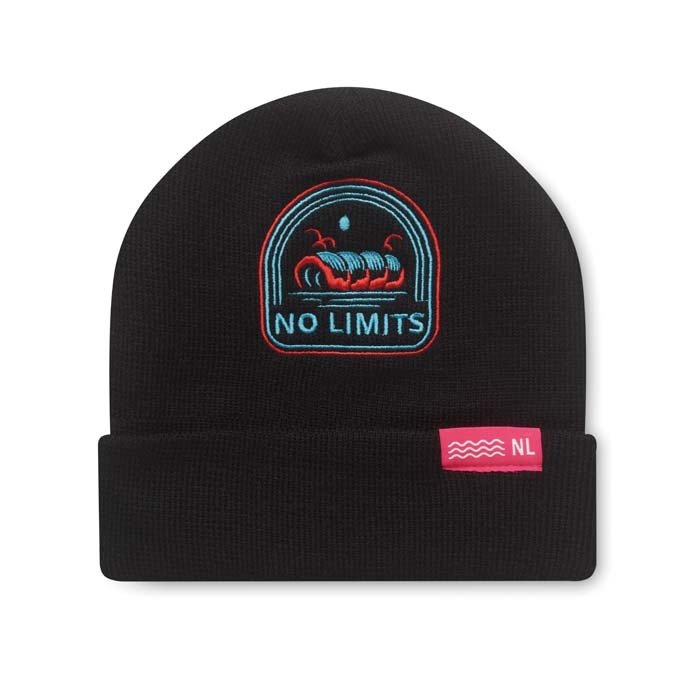 MW1002 - Single colour, double layer acrylic cuff beanie