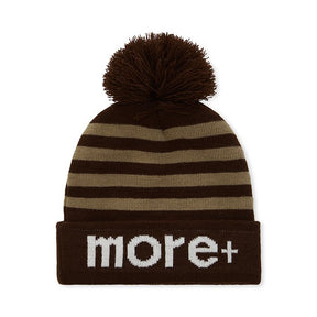 MW1010 - Acrylic custom pattern jacquard cuff beanie with pompon. Up to 6 colours included!