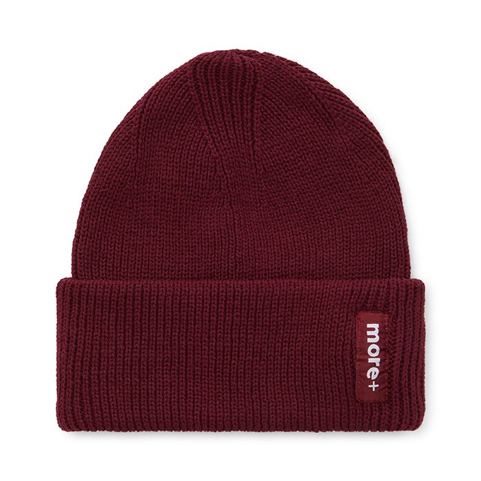 MW1019 - Ribbed high cuff beanie in single layer acrylic.