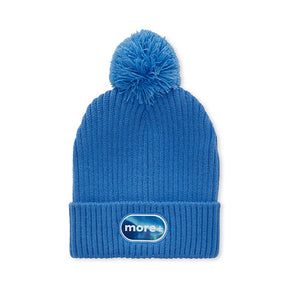 MW1023 - Classic ribbed acrylic cuff beanie with pom pom.