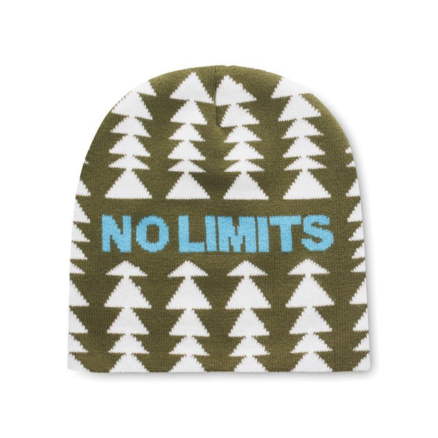 MW1111 - rPET custom pattern jacquard beanie. Up to 6 colours included!