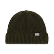 MW1117 - Single layer ribbed fisherman beanie in rPET with low cuff.