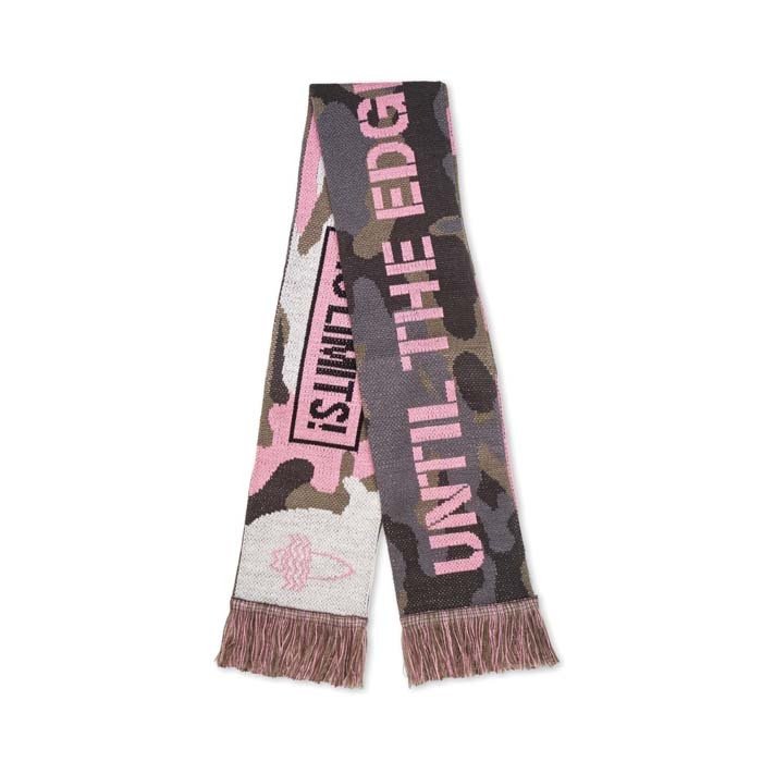 MW2107 - Double layer rPET jacquard scarf with in your multicolour custom design