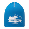 MW5002 - Cotton beanie with contrasting colour stitching