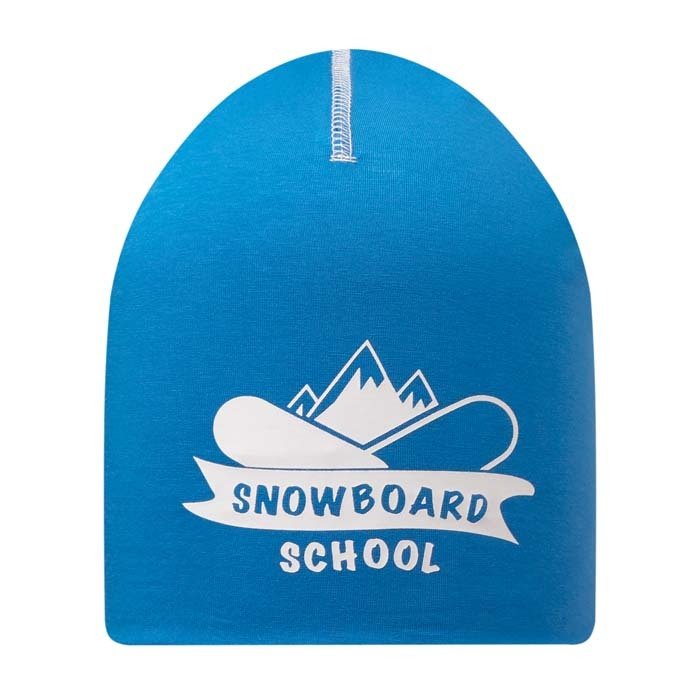MW5002 - Cotton beanie with contrasting colour stitching
