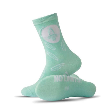 MWBS21 - Your design bamboo jacquard crew socks.
