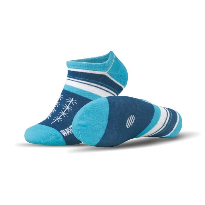 MWCS23 - Your design cotton jacquard no-show socks.
