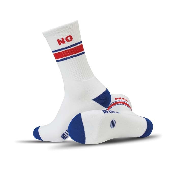 MWCS29 - Best priced cotton tennis socks for larger orders in your design.