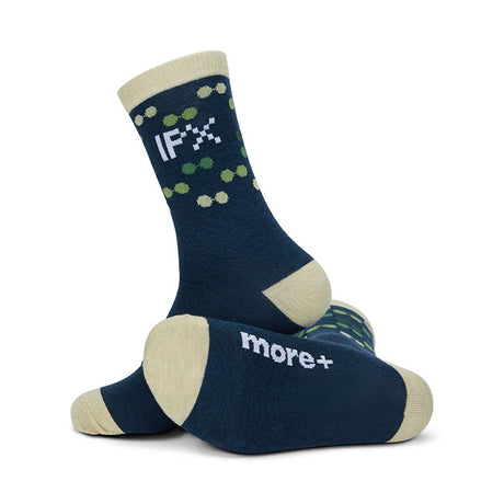MWWS21 - Your design Merino wool jacquard crew socks.