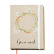 NOTEG5 - A5 grass paper hard cover notebook with your design printed sheets