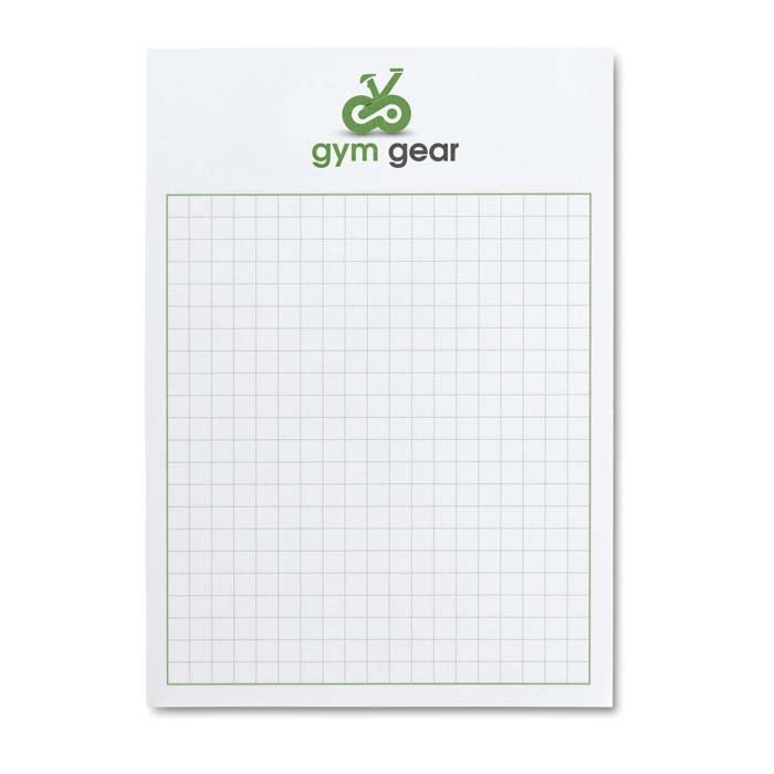 NPADA6 - A6 size writing pad with your design printed sheets