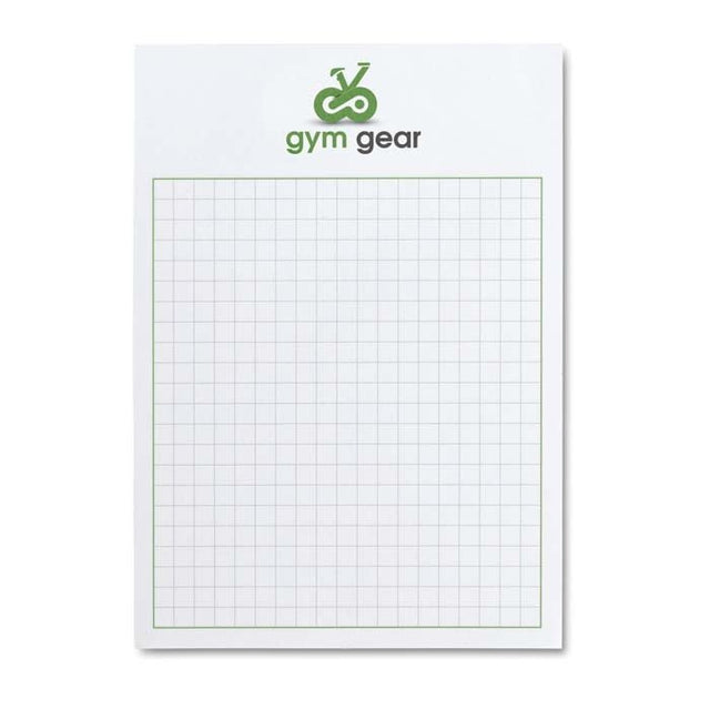 NPADA6 - A6 size writing pad with your design printed sheets