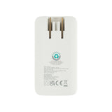 Fluxo RCS 65W flat GAN charger with universal connectors