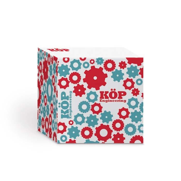 PPCB01 - Paper memo block with your design on each of the 900 non-adhesive sheets