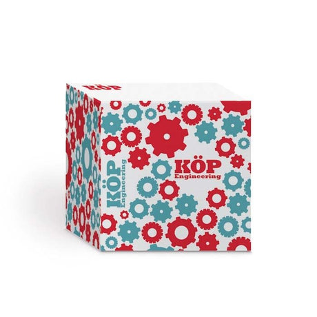 PPCB01 - Paper memo block with your design on each of the 900 non-adhesive sheets
