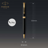 Parker SONNET Ballpoint Pen, Matte Black with Palladium Trim